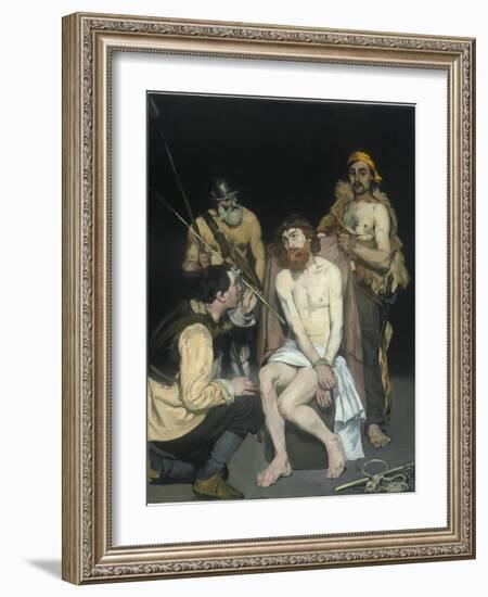 Jesus Mocked by the Soldiers, 1865-Edouard Manet-Framed Giclee Print