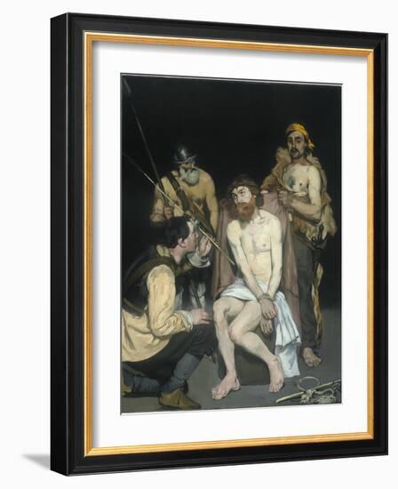 Jesus Mocked by the Soldiers, 1865-Edouard Manet-Framed Giclee Print