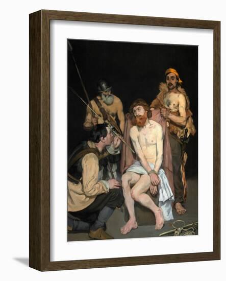 Jesus Mocked by the Soldiers by ‰Douard Manet-Fine Art-Framed Photographic Print