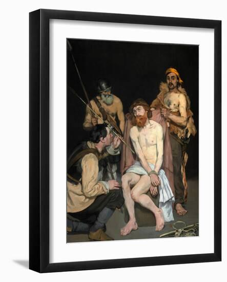 Jesus Mocked by the Soldiers by ‰Douard Manet-Fine Art-Framed Photographic Print