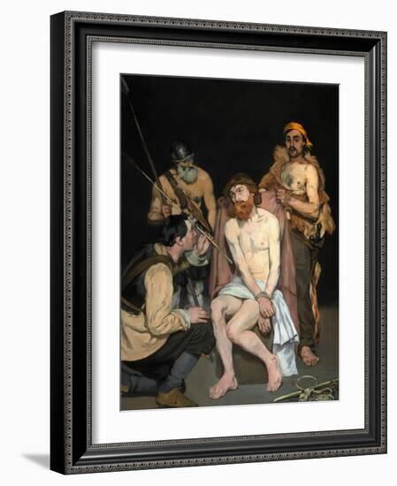 Jesus Mocked by the Soldiers by ‰Douard Manet-Fine Art-Framed Photographic Print