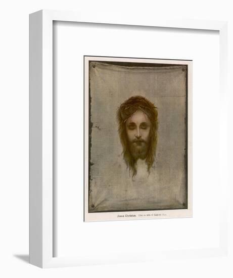 Jesus of Nazareth Wearing the Crown of Thorns Placed on His Head by the Roman Soldiers-null-Framed Photographic Print