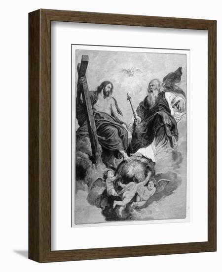 Jesus of Nazareth-Peter Paul Rubens-Framed Art Print