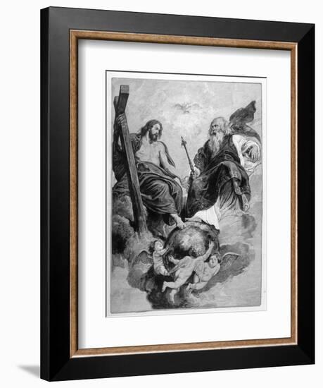 Jesus of Nazareth-Peter Paul Rubens-Framed Art Print