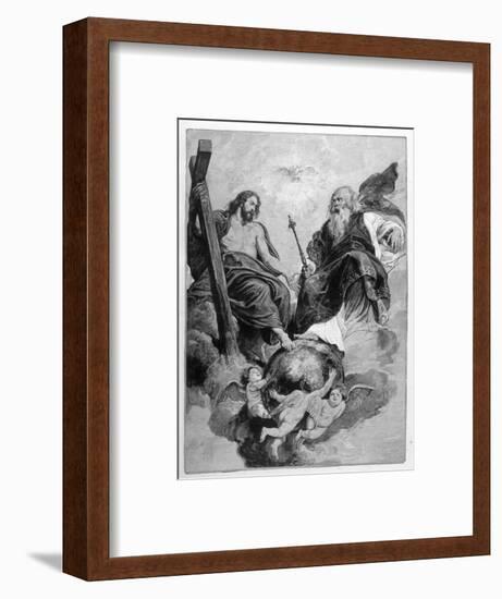 Jesus of Nazareth-Peter Paul Rubens-Framed Art Print