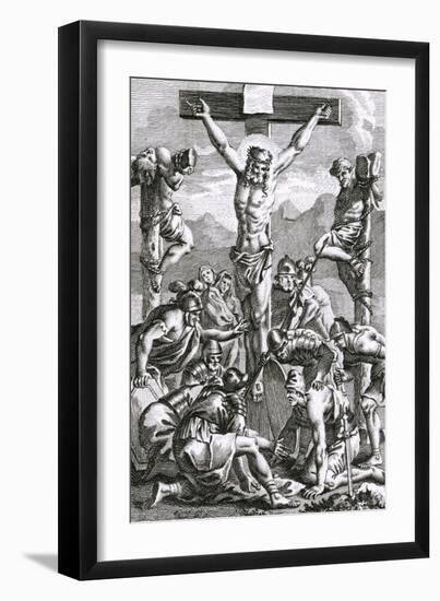 Jesus on Cross-null-Framed Art Print