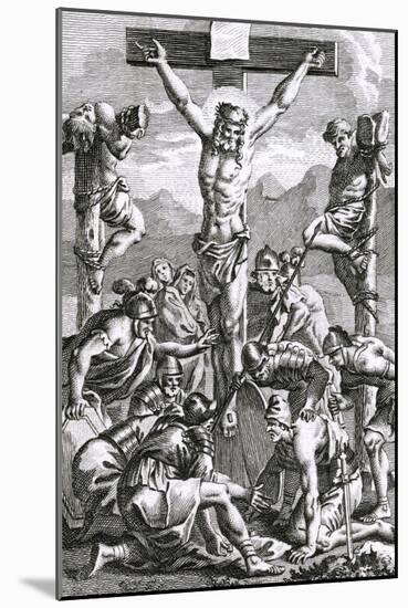 Jesus on Cross-null-Mounted Art Print