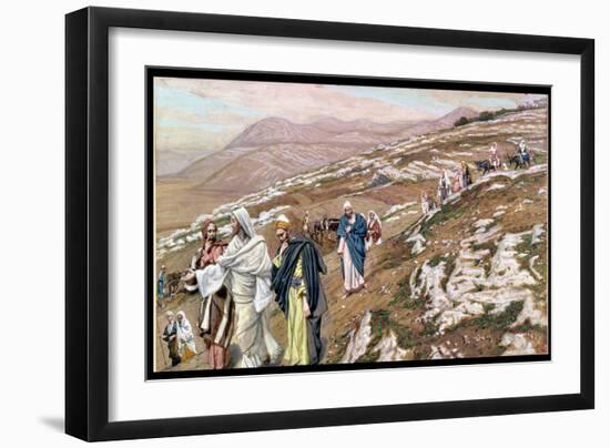 Jesus on His Way to Galilee, Illustration for 'The Life of Christ', C.1886-96-James Tissot-Framed Giclee Print