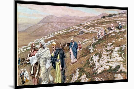 Jesus on His Way to Galilee, Illustration for 'The Life of Christ', C.1886-96-James Tissot-Mounted Giclee Print