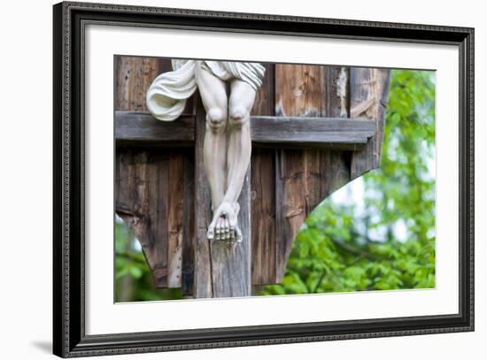 Jesus on the Cross, Detail-Alexander Georgiadis-Framed Photographic Print