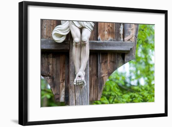 Jesus on the Cross, Detail-Alexander Georgiadis-Framed Photographic Print