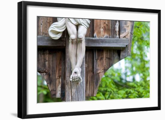 Jesus on the Cross, Detail-Alexander Georgiadis-Framed Photographic Print