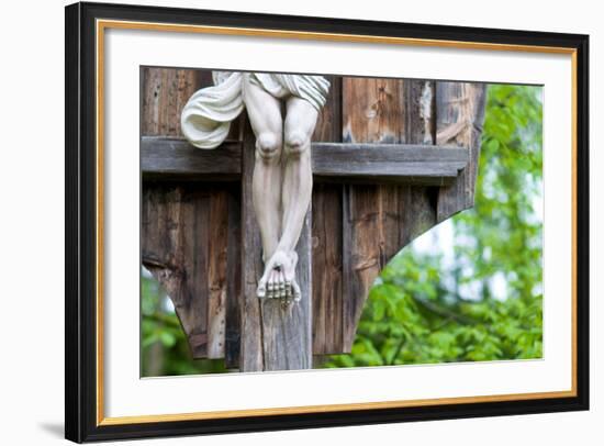 Jesus on the Cross, Detail-Alexander Georgiadis-Framed Photographic Print