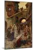 Jesus performs miracles at Capernaum - Bible-William Brassey Hole-Mounted Giclee Print