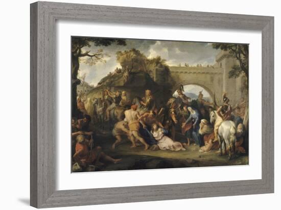 Jésus portant sa croix-Charles Le Brun-Framed Giclee Print