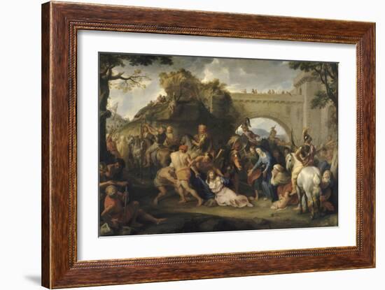 Jésus portant sa croix-Charles Le Brun-Framed Giclee Print