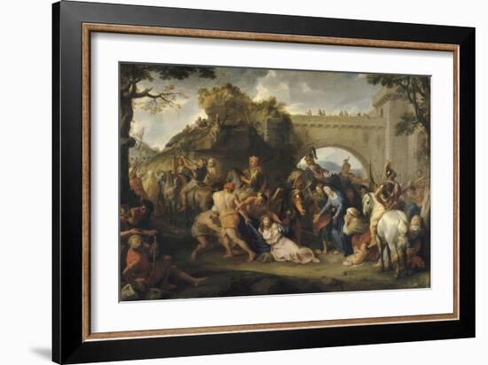 Jésus portant sa croix-Charles Le Brun-Framed Giclee Print