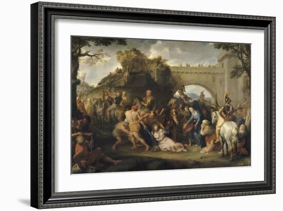 Jésus portant sa croix-Charles Le Brun-Framed Giclee Print