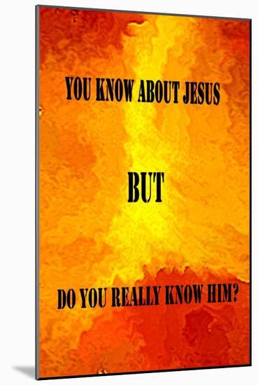 Jesus Poster-Ruth Palmer-Mounted Art Print