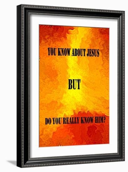 Jesus Poster-Ruth Palmer-Framed Art Print