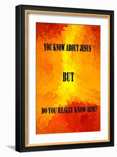 Jesus Poster-Ruth Palmer-Framed Art Print