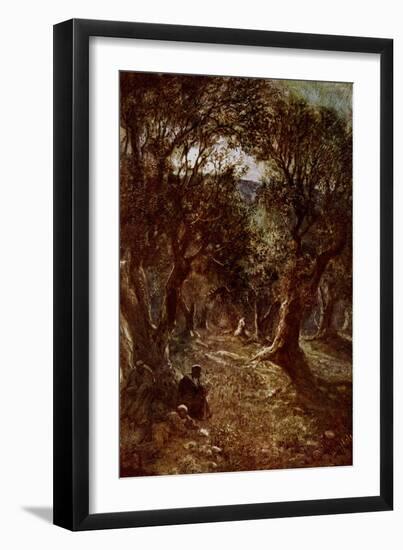 Jesus Praying in the Garden of Gethsemane-William Brassey Hole-Framed Giclee Print