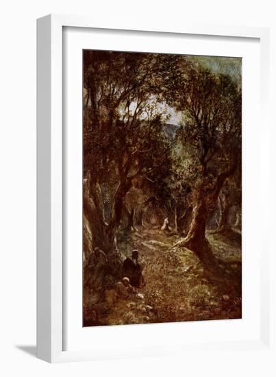 Jesus Praying in the Garden of Gethsemane-William Brassey Hole-Framed Giclee Print