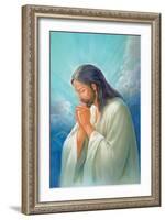 Jesus Praying-Christo Monti-Framed Giclee Print