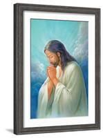 Jesus Praying-Christo Monti-Framed Giclee Print
