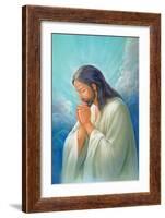 Jesus Praying-Christo Monti-Framed Giclee Print