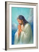 Jesus Praying-Christo Monti-Framed Giclee Print