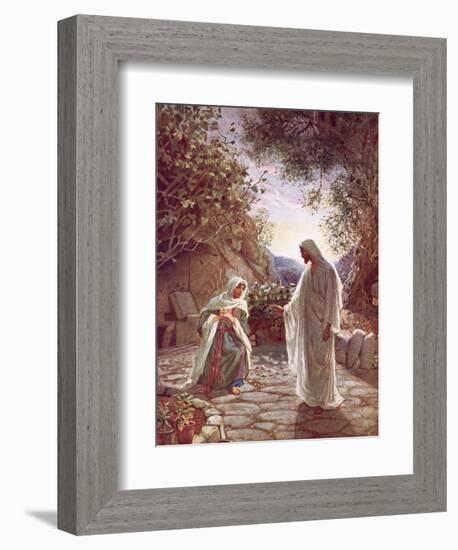 Jesus Revealing Himself to Mary Magdalene-William Brassey Hole-Framed Giclee Print