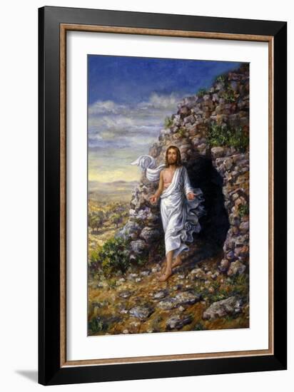 Jesus Rises-Edgar Jerins-Framed Giclee Print