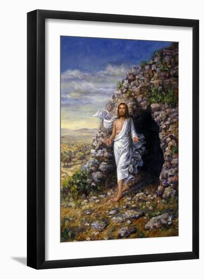 Jesus Rises-Edgar Jerins-Framed Giclee Print