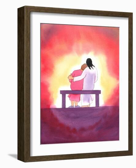 Jesus?S Love is Personal, Tender, and Unchanging; He is Present with Us Always, Especially in the B-Elizabeth Wang-Framed Giclee Print