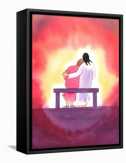 Jesus?S Love is Personal, Tender, and Unchanging; He is Present with Us Always, Especially in the B-Elizabeth Wang-Framed Premier Image Canvas