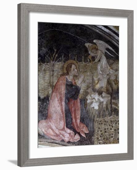 Jesus's Prayer in the Garden of Gethsemane, Detail from a Fresco by Giacomo Jaquerio-null-Framed Giclee Print