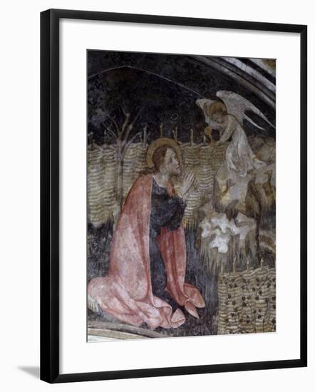 Jesus's Prayer in the Garden of Gethsemane, Detail from a Fresco by Giacomo Jaquerio-null-Framed Giclee Print