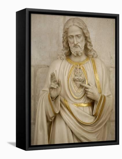 Jesus's Sacred Heart, Auxerre, Yonne, Burgundy, France, Europe-Godong-Framed Premier Image Canvas