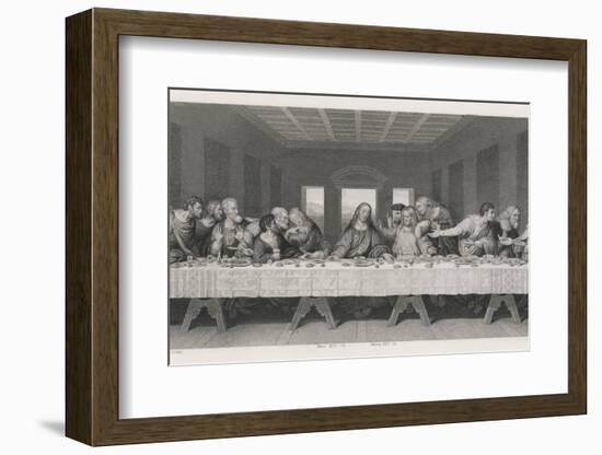 Jesus Said-One of You That Eateth with Me Shall Betray Me-W. Chevalier-Framed Photographic Print