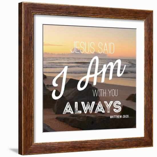 Jesus Said-Gail Peck-Framed Photo