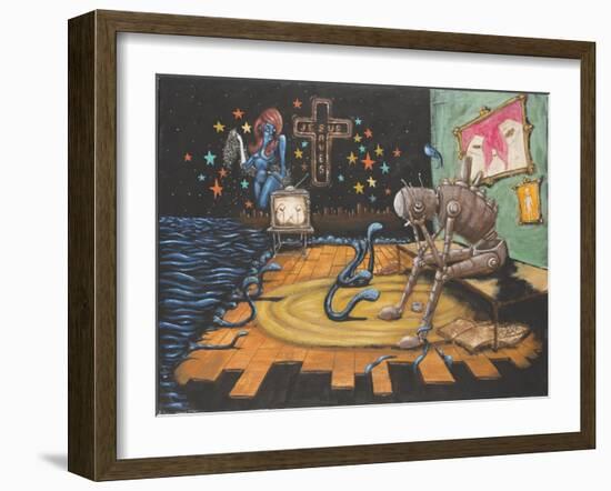 Jesus Saves-Craig Snodgrass-Framed Giclee Print