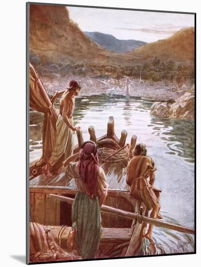 Jesus Showing Himself to Peter and Others by the Sea of Galilee-William Brassey Hole-Mounted Giclee Print