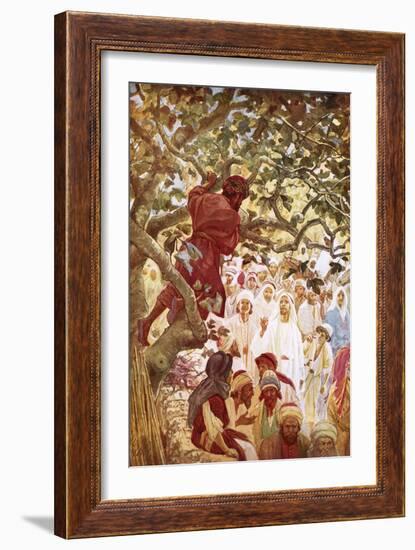 Jesus Summoning Zacchaeus the Publican to Entertain Him at His House-William Brassey Hole-Framed Giclee Print