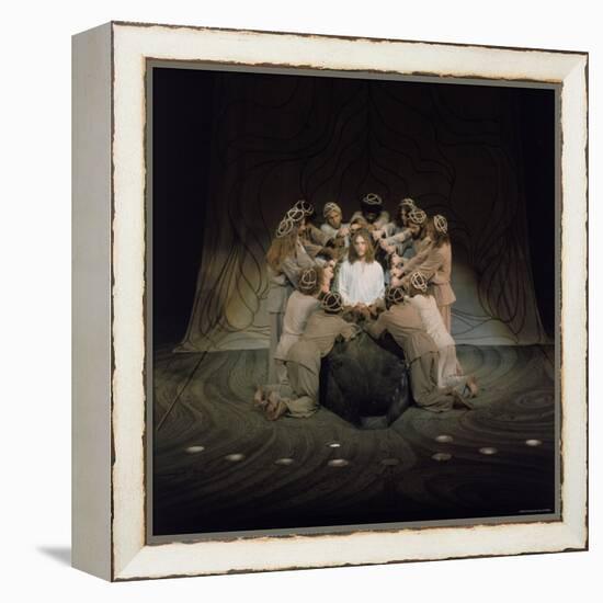 Jesus Surrounded by His Disciples in a Scene from Jesus Christ Superstar-John Olson-Framed Premier Image Canvas