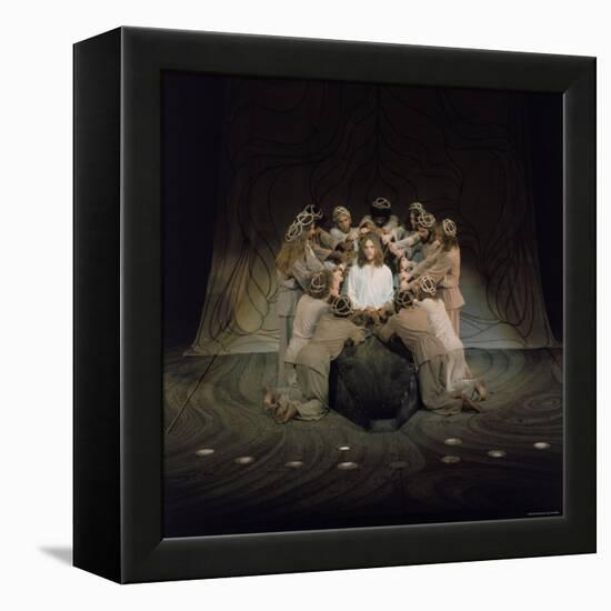 Jesus Surrounded by His Disciples in a Scene from Jesus Christ Superstar-John Olson-Framed Premier Image Canvas