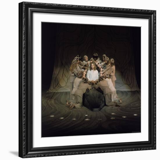 Jesus Surrounded by His Disciples in a Scene from Jesus Christ Superstar-John Olson-Framed Premium Photographic Print