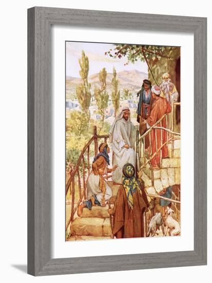 Jesus Testing the Faith of a Woman-William Brassey Hole-Framed Giclee Print