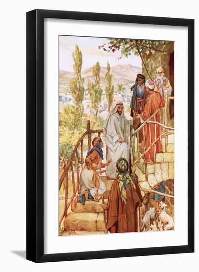 Jesus Testing the Faith of a Woman-William Brassey Hole-Framed Giclee Print