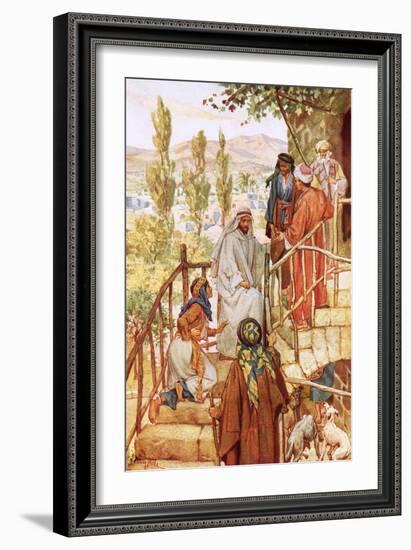 Jesus Testing the Faith of a Woman-William Brassey Hole-Framed Giclee Print
